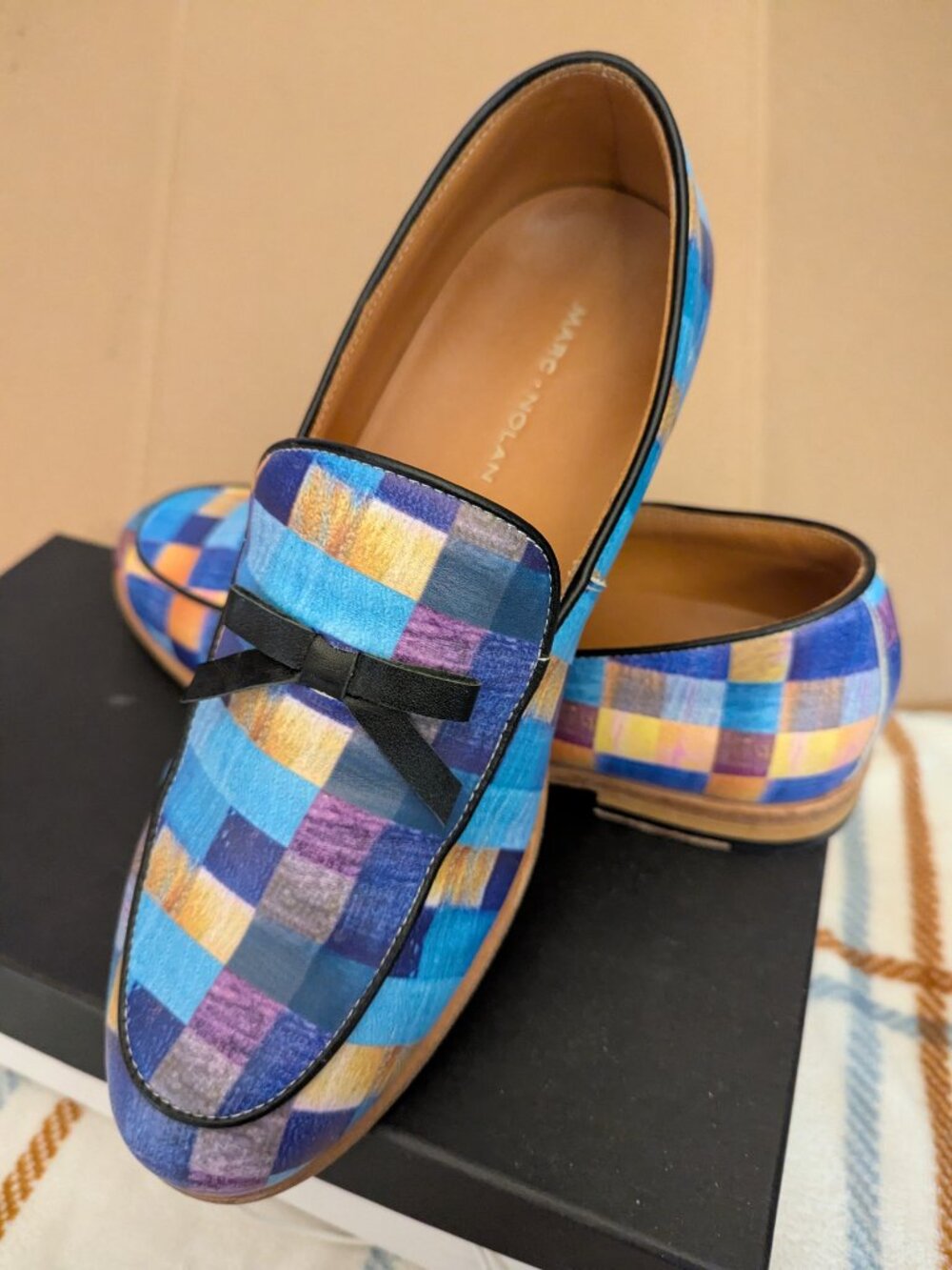Marc Nolan Multi Color Mens Loafers  Size 9